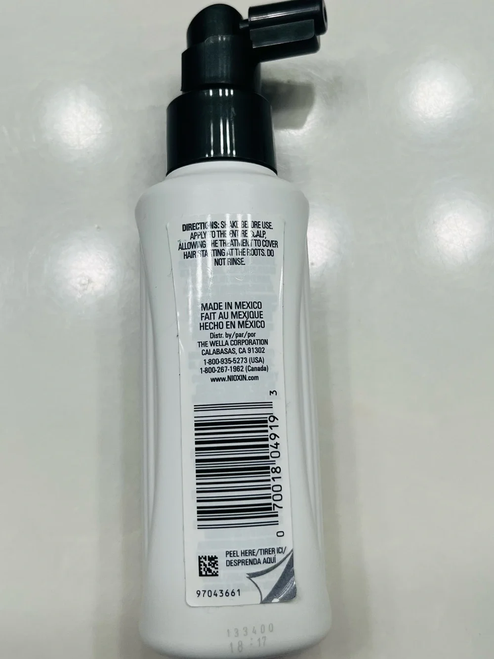 NIOXIN White Scalp & Hair Treatment for Light Thinning
